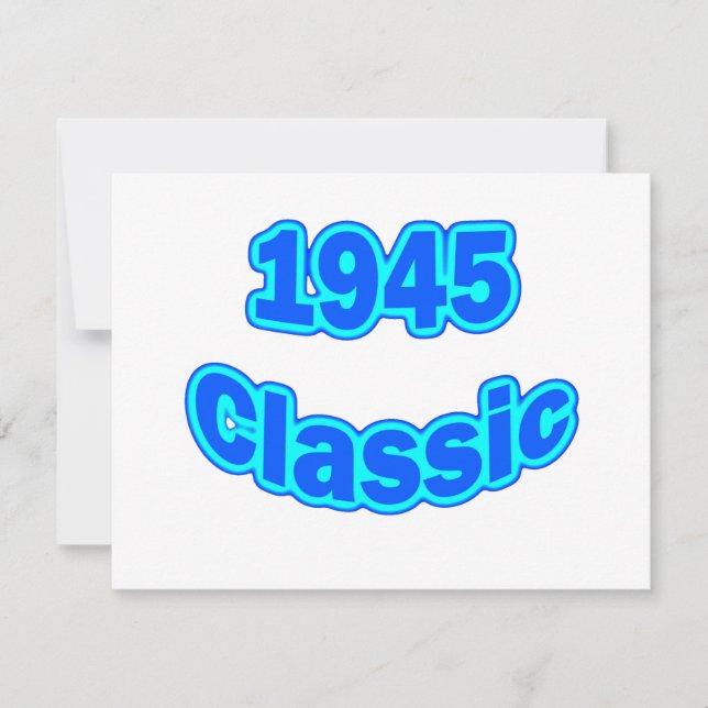 1945 Classic Blue Karte (Vorderseite)