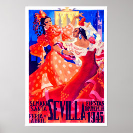 1945 Feria de Sevilla Poster
