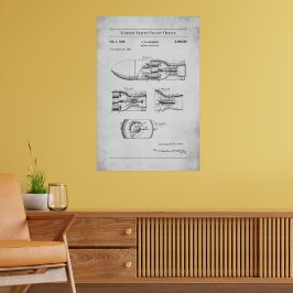 1945 US-Patent 2460289 - Raketenprojektile Poster