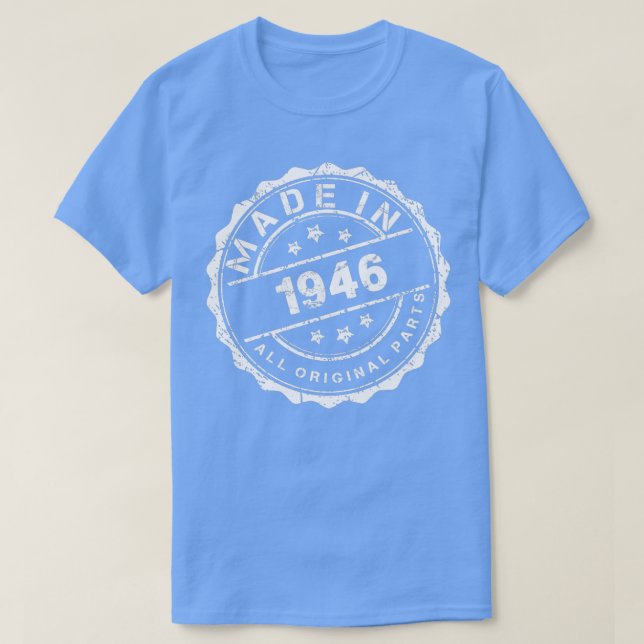 1946 ALLE URSPRÜNGLICHEN TEILE T-Shirt (Design vorne)
