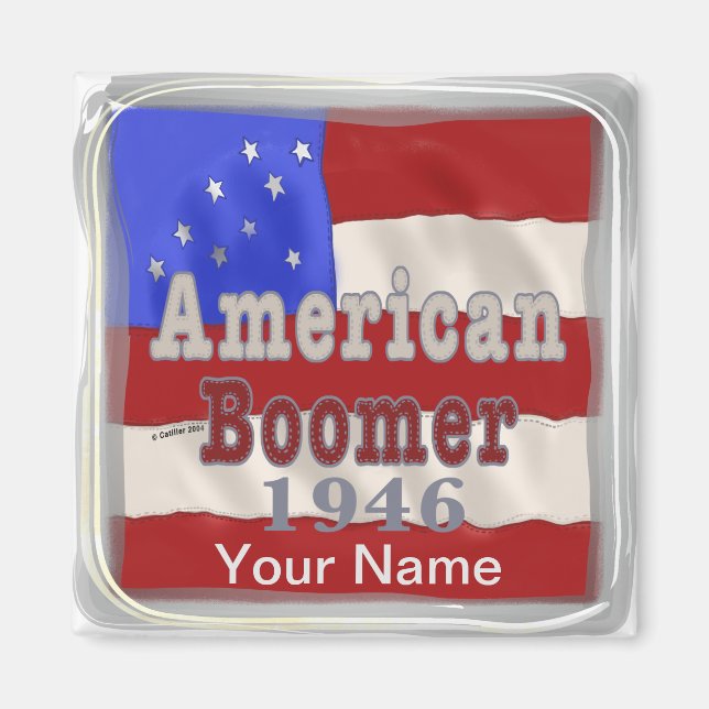 1946 Geburtstag Baby Boomer Magnet (Vorne)