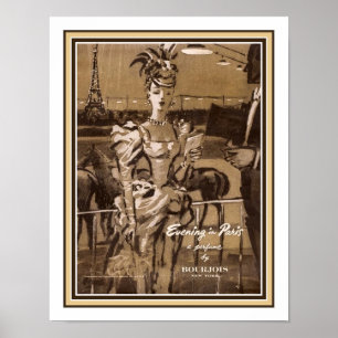 1947 "Abend in Paris" Poster