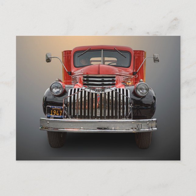 1947 CHEVROLET POSTKARTE (Vorderseite)