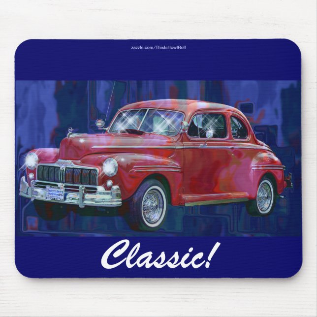1947 Classic Car Collectible Art Mousepad (Vorne)
