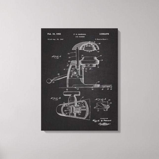1947 Eisbrecher Art Leinwanddruck (Vorderseite)