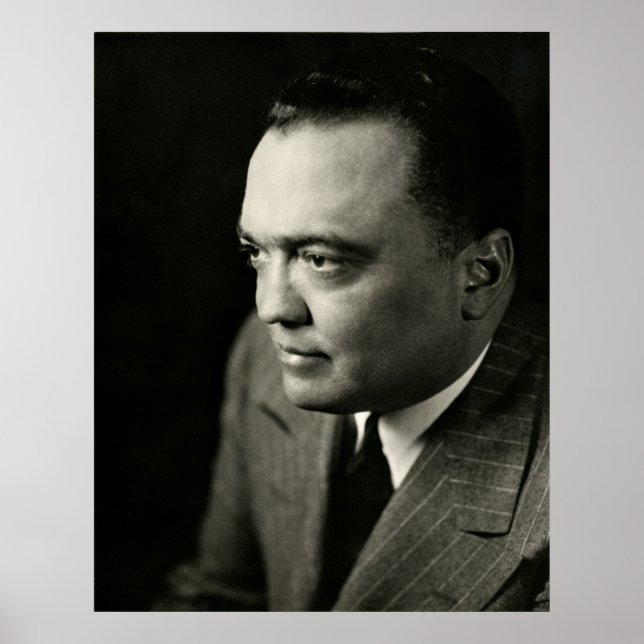 1947 FBI Ditector J. Edgar Hoover Poster (Vorne)