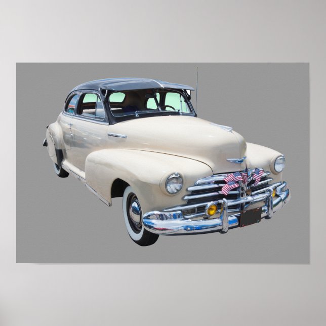 1948 Chevrolet Fleetmaster Antiker Auto Poster (Vorne)