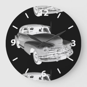 1948 Chevrolet Fleetmaster Antique Car Art Große Wanduhr