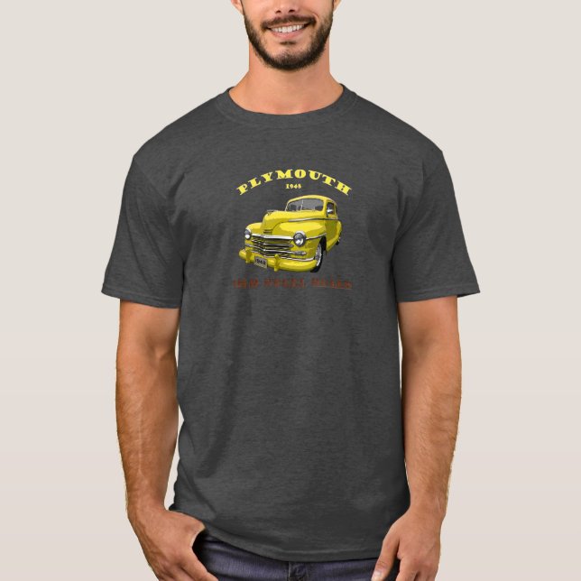 1948 Plymouth. 1948 Chrysler.
Mopar. Gelb 48. T-Shirt (Vorderseite)