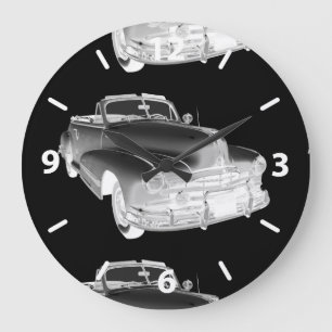 1948 Pontiac Silver Streak Car Art Große Wanduhr