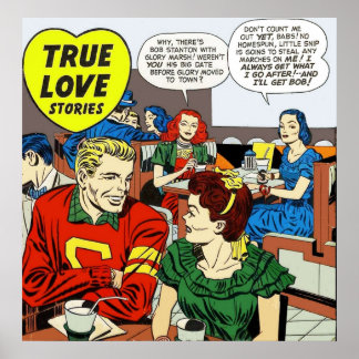 1948 Young Romance 4 Cover von Jack Kirby Poster