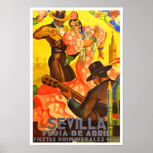 1949 Feria de Sevilla Poster