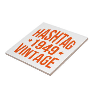 1949 Hashtag Vintag Fliese