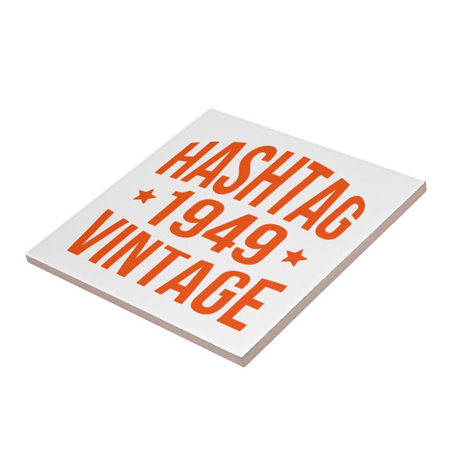 1949 Hashtag Vintag Fliese (Seite)