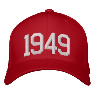 1949 Jahr Bestickte Baseballkappe