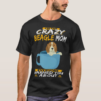 194 Ich bin die verrückte Beagle-Mama T-Shirt