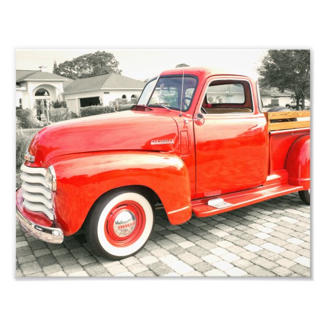 1950 Chevrolet 3100 Lieferwagen Fotodruck (Vorne)