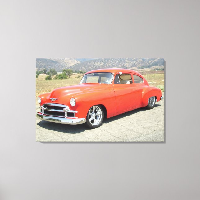 1950 Chevrolet Fleetline Print Leinwanddruck (Vorderseite)