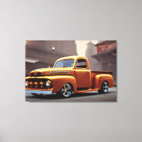 1950 Lieferwagen LKW Canvas Print