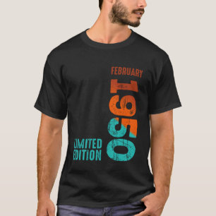 1950 Limitierte Auflage 1950 Februar 1950 Jahr 195 T-Shirt