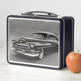 1950 Lunch-Box für klassisches Autometall Metall Brotdose