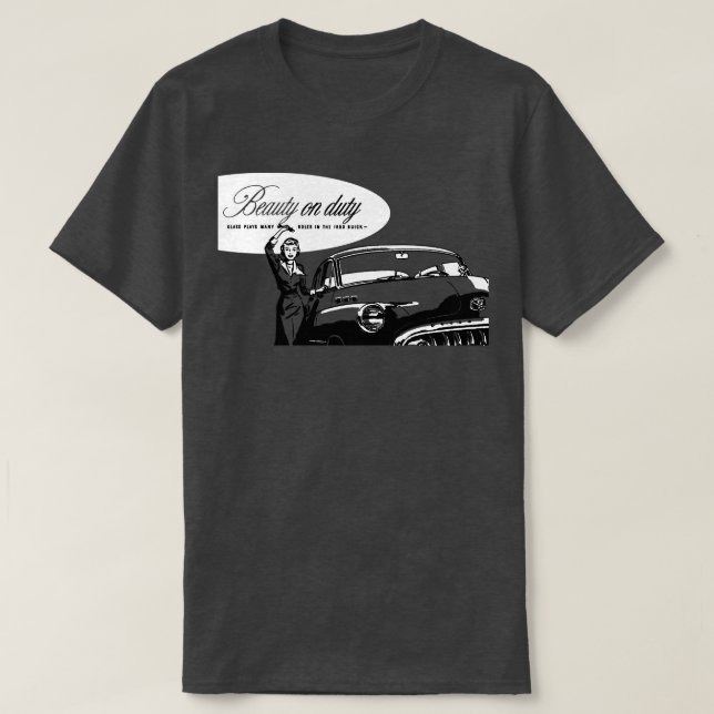 1950 SCHÖNHEIT AUF DUTY Buick und TShirt (Design vorne)