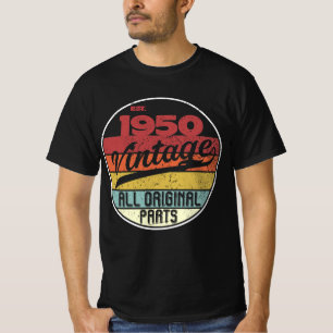 1950 Vintag T Shirt Geburtstagsgeschenk T-Shirt