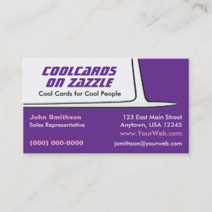 1950er 2-Tone Klassiker-Auto-Inspiriert Visitenkarte