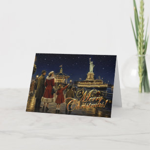 1950er amerikanische Weihnachten Statue of Liberty