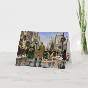 1950er amerikanisches Weihnachten auf der 5th Aven