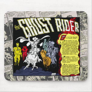 1950er 'Ghost Rider' Comic-Mauspad Mousepad