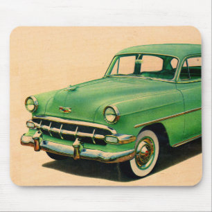 1950er grüner Chevy Mousepad