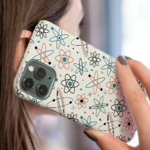 1950er Jahre Atomzeitalter Weltraumzeitalter Mitte iPhone 16 Hülle