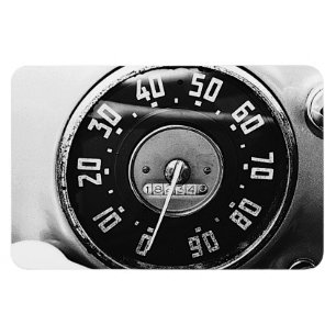 1950er-Jahre Classic Lieferwagen Truck Speedometer Magnet