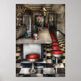 1950er Jahre - Der Eiskremsaal Poster