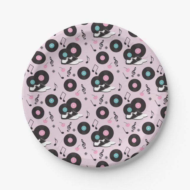 1950er-Jahre Diner Saddle Shoes Paper Teller - Ret (Vorderseite)