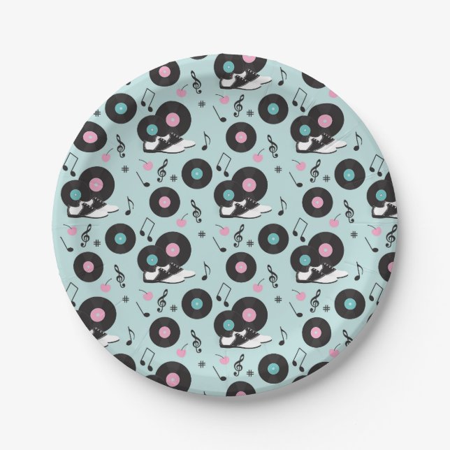 1950er-Jahre Diner Saddle Shoes Paper Teller - Ret (Vorderseite)