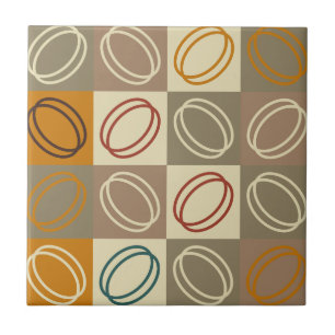 1950er Jahre Modernes Muster Mitte des Jahrhundert Fliese