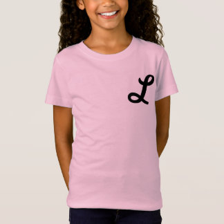 1950er Jahre monogrammiertes Hemd T-Shirt