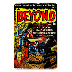1950er Jahre *The BEYOND* Horror Comic Magnet