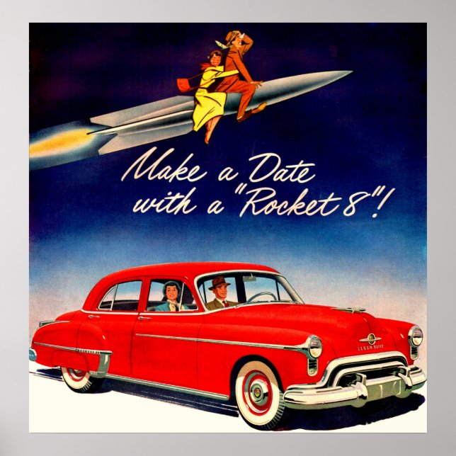 1950er Jahre Treffen Sie mit Rocket 88 Poster (Vorne)