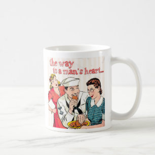 1950er Jahre Vintage-Matrose und Hausfrau Kaffeetasse