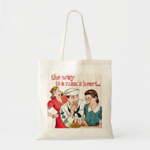 1950er Jahre Vintage-Matrose und Hausfrau Tragetasche