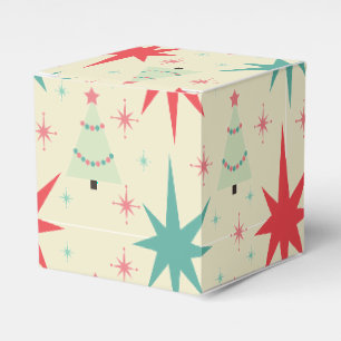 1950er Weihnachten Retro Gefallen Box Geschenkschachtel