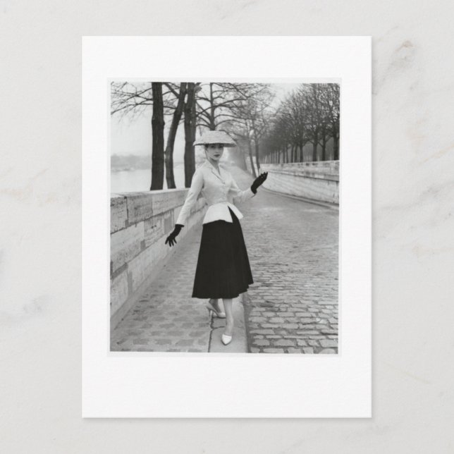 1950s Fashion Postcard Postkarte (Vorderseite)