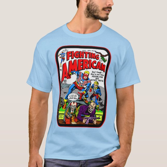 1950's 'Fighting American' T-Shirt  (Vorderseite)