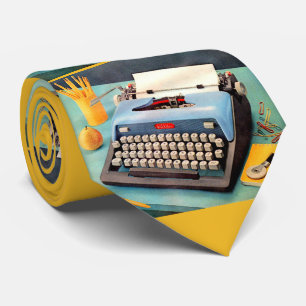 1950s typewriter krawatte