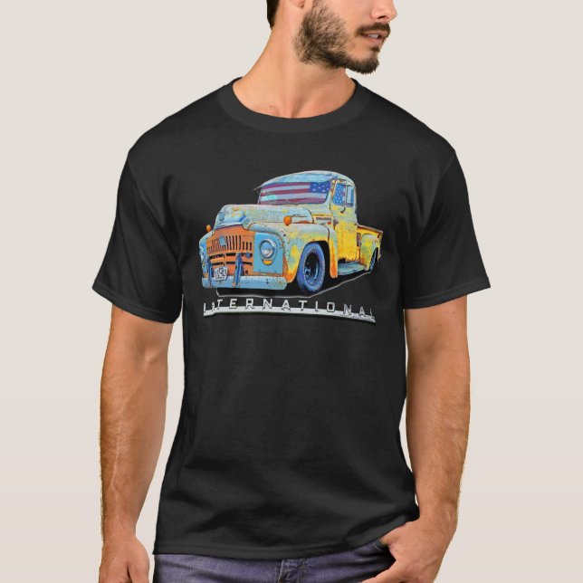 1951 1952 INTERNATIONALER HARVESTER-AUFBAU T-Shirt (Vorderseite)