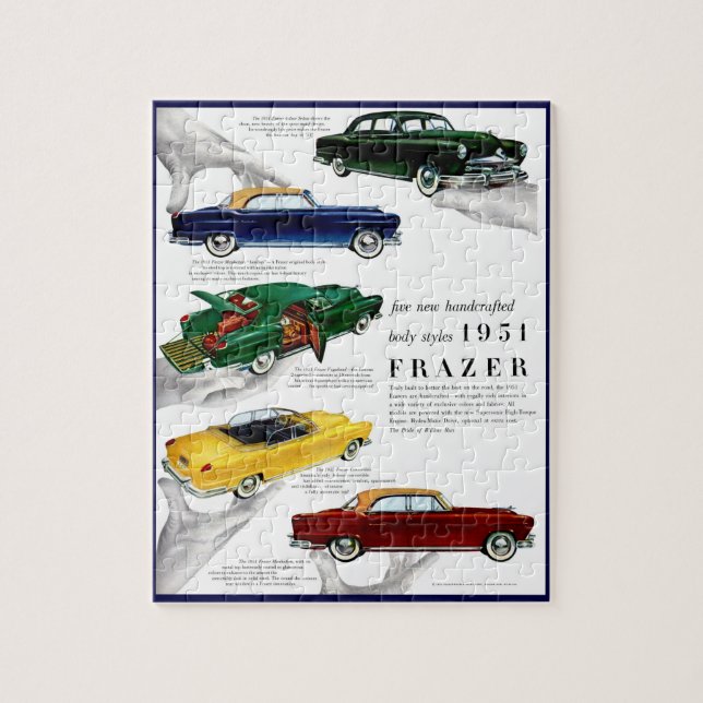 1951 Frazer-Automobilanzeige Puzzle (Vertikal)
