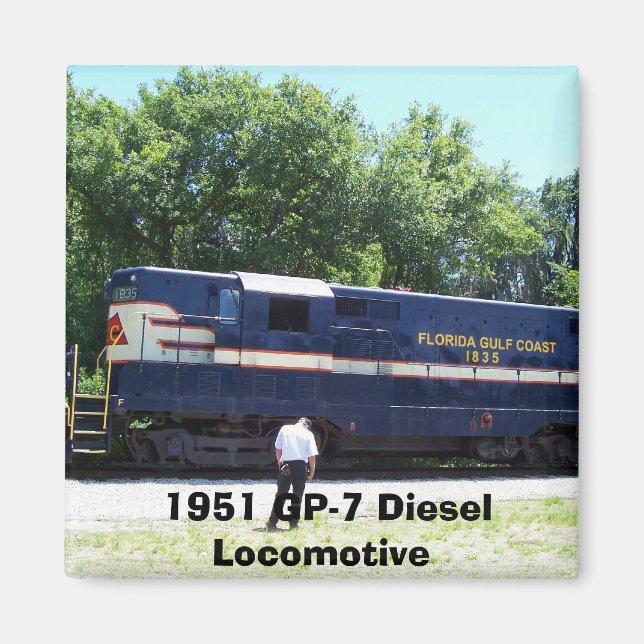1951 GP-7 Diesel-Lokomotive Magnet (Vorne)